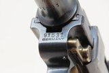 NICE Blank Chamber DWM German LUGER P.08 7.65mm Semi-Automatic PISTOL C&RCOMMERCIAL Luger with LEATHER HOLSTER - 12 of 21