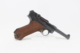 NICE Blank Chamber DWM German LUGER P.08 7.65mm Semi-Automatic PISTOL C&RCOMMERCIAL Luger with LEATHER HOLSTER - 18 of 21