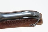 NICE Blank Chamber DWM German LUGER P.08 7.65mm Semi-Automatic PISTOL C&RCOMMERCIAL Luger with LEATHER HOLSTER - 8 of 21