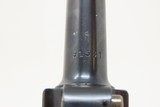 NICE Blank Chamber DWM German LUGER P.08 7.65mm Semi-Automatic PISTOL C&RCOMMERCIAL Luger with LEATHER HOLSTER - 13 of 21