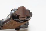 NICE Blank Chamber DWM German LUGER P.08 7.65mm Semi-Automatic PISTOL C&RCOMMERCIAL Luger with LEATHER HOLSTER - 14 of 21
