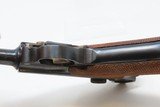 NICE Blank Chamber DWM German LUGER P.08 7.65mm Semi-Automatic PISTOL C&RCOMMERCIAL Luger with LEATHER HOLSTER - 15 of 21