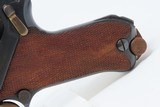 NICE Blank Chamber DWM German LUGER P.08 7.65mm Semi-Automatic PISTOL C&RCOMMERCIAL Luger with LEATHER HOLSTER - 5 of 21