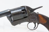 RARE Engraved Antique WEBLEY Patent LONGSPUR Five Shot PERCUSSION Revolver
English SECOND MODEL Single Action .42 Caliber - 4 of 20