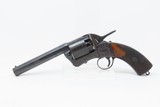 RARE Engraved Antique WEBLEY Patent LONGSPUR Five Shot PERCUSSION Revolver
English SECOND MODEL Single Action .42 Caliber - 2 of 20