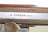 TAKEDOWN FLINTLOCK Rifle Antique Henry TURNER of Albany NY New York .58 cal Very Handy, Rare Collapsible Rifle - 9 of 18