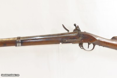 FRENCH Model 1822 Original FLINTLOCK .69 Caliber Military MUSKET AntiqueFrench Army Smoothbore Musket w/BAYONET - Image 15 of 18