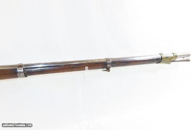 FRENCH Model 1822 Original FLINTLOCK .69 Caliber Military MUSKET AntiqueFrench Army Smoothbore Musket w/BAYONET - Image 5 of 18
