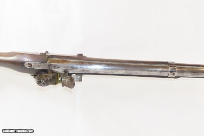 FRENCH Model 1822 Original FLINTLOCK .69 Caliber Military MUSKET AntiqueFrench Army Smoothbore Musket w/BAYONET - Image 10 of 18