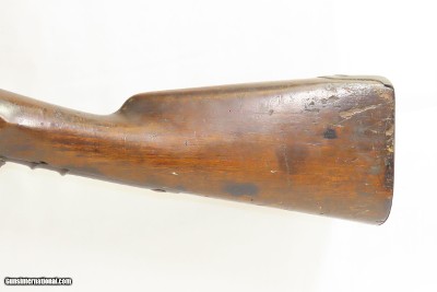 FRENCH Model 1822 Original FLINTLOCK .69 Caliber Military MUSKET AntiqueFrench Army Smoothbore Musket w/BAYONET - Image 14 of 18