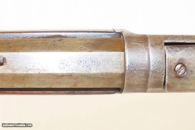 SCARCE Antique WINCHESTER Model 1873 .22 Short Caliber LEVER ACTION RifleFewer Than 20K Made! First US .22 REPEATING RIFLE - Image 10 of 22