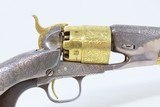 GOLD & SILVER PLATED Civil War COLT U.S. Model 1860 ARMY .44 Cal. REVOLVER ENGRAVED Revolver with Detachable SHOULDER STOCK - 17 of 25