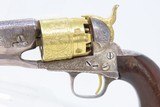 GOLD & SILVER PLATED Civil War COLT U.S. Model 1860 ARMY .44 Cal. REVOLVER ENGRAVED Revolver with Detachable SHOULDER STOCK - 21 of 25