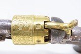 GOLD & SILVER PLATED Civil War COLT U.S. Model 1860 ARMY .44 Cal. REVOLVER ENGRAVED Revolver with Detachable SHOULDER STOCK - 8 of 25