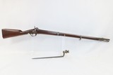 CADET Size CIVIL WAR Antique French Model 1842 Style .54 Percussion MUSKET
UNION ARMY Musket with BAYONET - 2 of 17