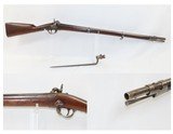 CADET Size CIVIL WAR Antique French Model 1842 Style .54 Percussion MUSKET
UNION ARMY Musket with BAYONET - 1 of 17