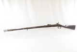 CIVIL WAR Antique SPRINGFIELD Model 1842 Percussion .69 Cal. RIFLED Musket
MEXICAN-AMERICAN WAR w/LONG RANGE SIGHT & BAYONET - 17 of 20