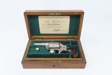 CASED Antique BRITISH Proofed COLT NEW LINE .38 Cal. ETCHED PANEL Revolver
FINE British Conceal & Carry SELF DEFENSE Gun - 2 of 21