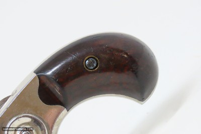 CASED Antique BRITISH Proofed COLT NEW LINE .38 Cal. ETCHED PANEL RevolverFINE British Conceal & Carry SELF DEFENSE Gun - Image 7 of 21