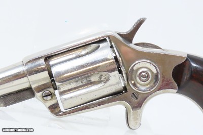 CASED Antique BRITISH Proofed COLT NEW LINE .38 Cal. ETCHED PANEL RevolverFINE British Conceal & Carry SELF DEFENSE Gun - Image 8 of 21