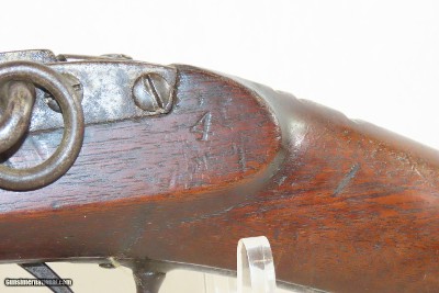 RARE .52 Cal. Antique US SIMEON NORTH M1843 HALL Breech Loading SR CARBINE1 of 10,500 Contracted with SCARCE .52 RIFLED BORE - Image 6 of 18