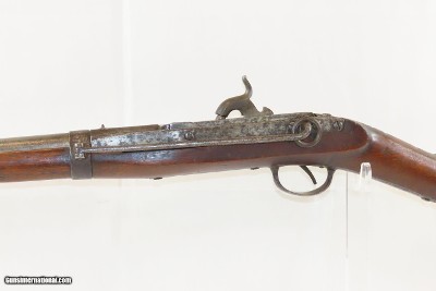 RARE .52 Cal. Antique US SIMEON NORTH M1843 HALL Breech Loading SR CARBINE1 of 10,500 Contracted with SCARCE .52 RIFLED BORE - Image 14 of 18