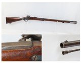 NEW JERSEY Marked Antique Belgian “CARABINE à TIGE” 1846 Pattern Rifle CIVIL WAR Percussion Musket Made in LIEGE, BELGIUM - 1 of 17