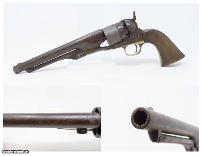 c1862 COLT U.S. Model 1860 ARMY .44 Cal Percussion REVOLVER CIVIL WAR Union Most Prolific Northern Army Cavalry Sidearm