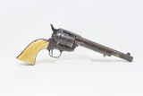 Rare VIRGINIA FRACAS US Colt Single Action Army .45 SAA 7 1/2” Nickel Ivory Early, AINSWORTH Inspected; Purchased Under Militia Act of 1808 - 15 of 25