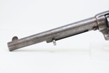 Rare VIRGINIA FRACAS US Colt Single Action Army .45 SAA 7 1/2” Nickel Ivory Early, AINSWORTH Inspected; Purchased Under Militia Act of 1808 - 5 of 25
