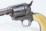 Rare VIRGINIA FRACAS US Colt Single Action Army .45 SAA 7 1/2” Nickel Ivory Early, AINSWORTH Inspected; Purchased Under Militia Act of 1808 - 4 of 25