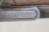 LC SMITH Antique SIDE LOCK Double Barrel 12 GAUGE SHOTGUN Stage Coach Short Side by Side Hammer Rabbit Ears SxS - 14 of 20