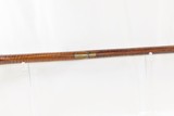 PA Antique Full-Stock .40 Caliber American LONG RIFLE GAME SCENE ENGRAVEDWith FIELD & LANGSTROTH PHILADELPHIA Lock - 9 of 19