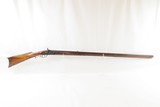 PA Antique Full-Stock .40 Caliber American LONG RIFLE GAME SCENE ENGRAVEDWith FIELD & LANGSTROTH PHILADELPHIA Lock - 2 of 19
