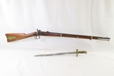 SCARCE Antique CIVIL WAR US Remington Model 1863 “ZOUAVE” Percussion Rifle
1 of 12,501 Made 1863-1865 with SABER BAYONET - 2 of 22