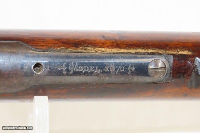 “CENTENNIAL MODEL” Antique WINCHESTER 1876 .40-60 WCF LEVER ACTION RIFLE MP Made in 1887 Classic Cowboy Repeater - Image 10 of 21