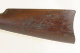 “IDAHO” WINCHESTER Model 1892 Lever Action .25-20 WCF Saddle Ring CARBINE Made in 1916 C&R with Carved Stock - 3 of 23
