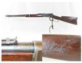 “IDAHO” WINCHESTER Model 1892 Lever Action .25-20 WCF Saddle Ring CARBINE Made in 1916 C&R with Carved Stock - 1 of 23