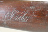 “IDAHO” WINCHESTER Model 1892 Lever Action .25-20 WCF Saddle Ring CARBINE Made in 1916 C&R with Carved Stock - 8 of 23