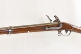 PA STATE MILITIA Antique MARINE WICKHAM Model 1816 FLINTLOCK MUSKET Contract Smoothbore Made in 1820 with BAYONET - 19 of 25