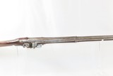 PA STATE MILITIA Antique MARINE WICKHAM Model 1816 FLINTLOCK MUSKET Contract Smoothbore Made in 1820 with BAYONET - 14 of 25