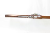 PA STATE MILITIA Antique MARINE WICKHAM Model 1816 FLINTLOCK MUSKET Contract Smoothbore Made in 1820 with BAYONET - 7 of 25