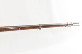 PA STATE MILITIA Antique MARINE WICKHAM Model 1816 FLINTLOCK MUSKET Contract Smoothbore Made in 1820 with BAYONET - 5 of 25