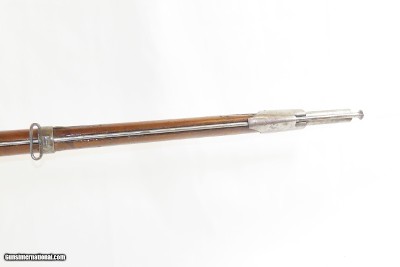 PA STATE MILITIA Antique MARINE WICKHAM Model 1816 FLINTLOCK MUSKET Contract Smoothbore Made in 1820 with BAYONET - Image 9 of 25