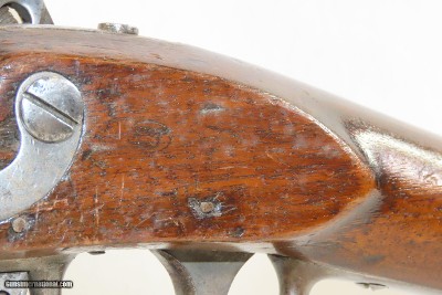 PA STATE MILITIA Antique MARINE WICKHAM Model 1816 FLINTLOCK MUSKET Contract Smoothbore Made in 1820 with BAYONET - Image 16 of 25