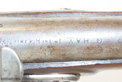 PA STATE MILITIA Antique MARINE WICKHAM Model 1816 FLINTLOCK MUSKET Contract Smoothbore Made in 1820 with BAYONET - Image 10 of 25