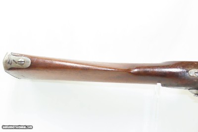 PA STATE MILITIA Antique MARINE WICKHAM Model 1816 FLINTLOCK MUSKET Contract Smoothbore Made in 1820 with BAYONET - Image 13 of 25