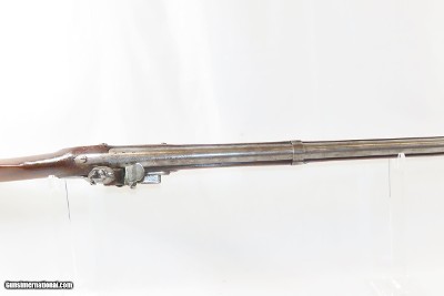 PA STATE MILITIA Antique MARINE WICKHAM Model 1816 FLINTLOCK MUSKET Contract Smoothbore Made in 1820 with BAYONET - Image 14 of 25