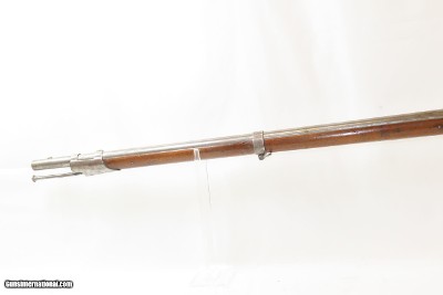 PA STATE MILITIA Antique MARINE WICKHAM Model 1816 FLINTLOCK MUSKET Contract Smoothbore Made in 1820 with BAYONET - Image 20 of 25