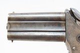 ENGLISH Antique WOODWARD PATENT Superposed .22 Short SWIVEL BARREL Deringer Small SWIVEL BREECH Pocket Pistol Circa 1870 - 6 of 17